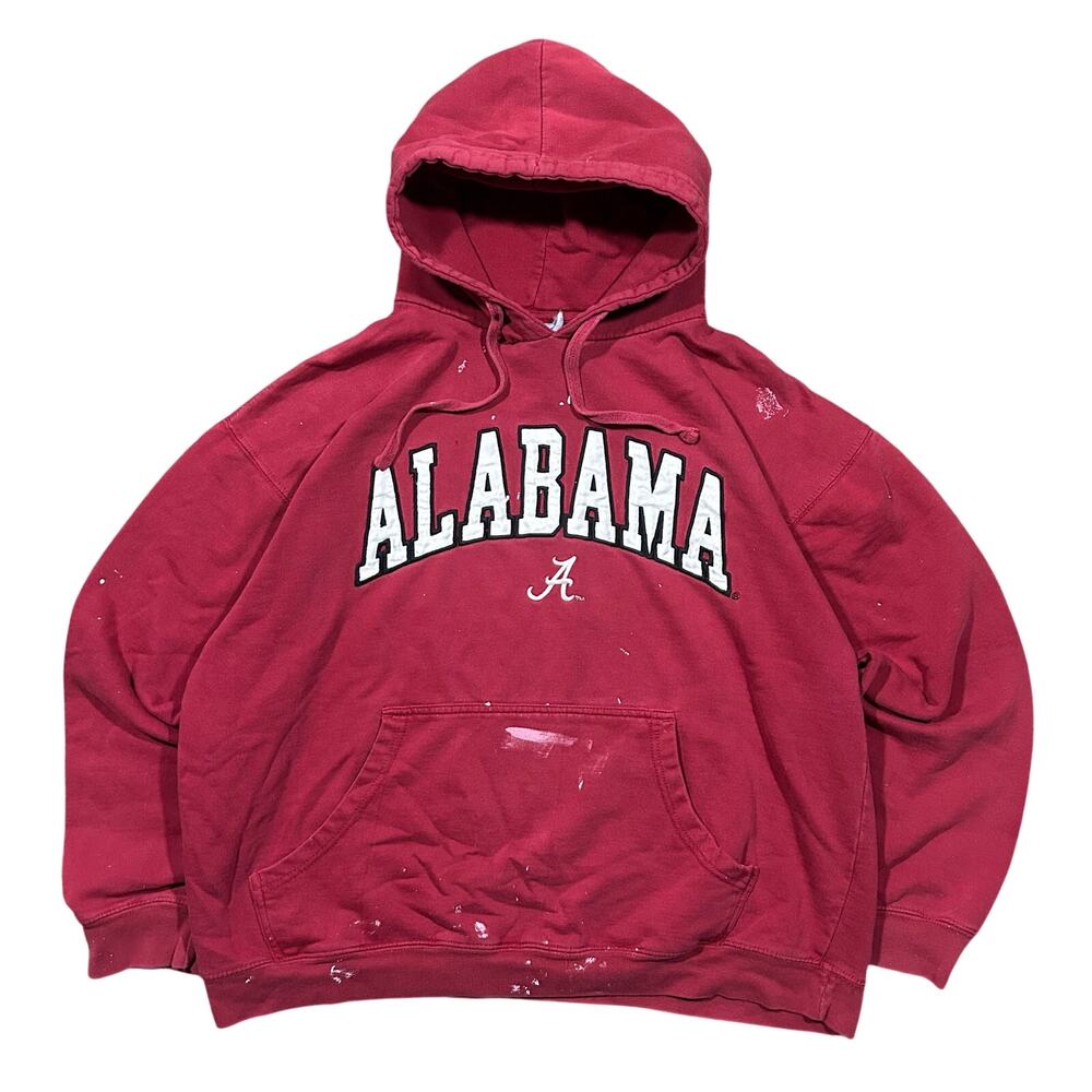 Vintage Y2K Alabama Hoodie Mens Large University Sweatshirt Painters Distressed